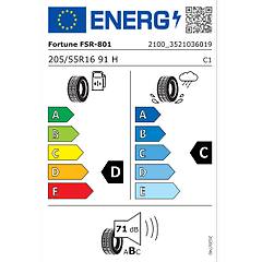 Fortune Pneumatico Fsr801 205/55r16 91h Estivo 