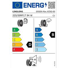 Linglong Greenmax Acro 225/50 R17 94 W Extraload Runflat 