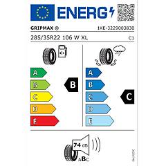 Gripmax Stature Ht Xl 285/35 R22 106 W Extraload 
