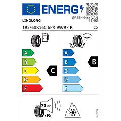 linglong pneumatico green max van 4season 195 60r16 99 97r quattro stagioni