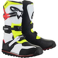 Alpinestars Stivali Tech T Bianco / Rosso / Giallo Fluo / Nero
