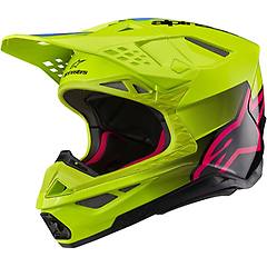 Alpinestars Casco Supertech S-m10 Unite Giallo Fluo / Nero