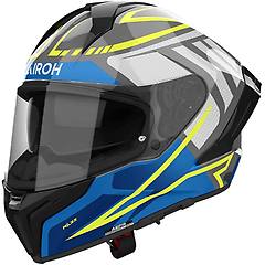 Airho Casco Moto Integrale Airoh Matryx Rider Blu Lucido