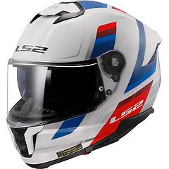 Ls2 Casco Ff808 Stream Ii Vintage Bianco / Blue / Rosso