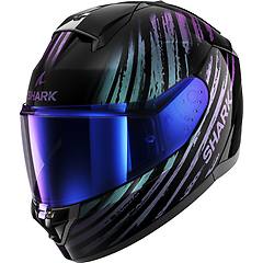Shark Casco Ridill 2 Assya Nero / Glitter / Nero Nero