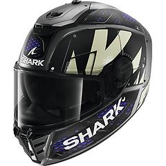 Shark Casco Spartan Rs Stingrey Mat Nero / Bianco / Blue