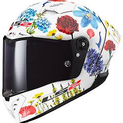 Ls2 Casco Ff805 Thunder Gp Flowers Bianco Bianco Xl