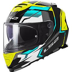 Ls2 Casco Ff800 Storm Ii Tracker Nero / H-v Giallo