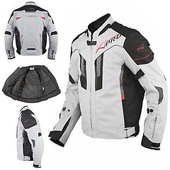 Americanpro A-pro Giacca Moto Tessuto Sport Protezioni Ce Riflettente