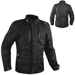 americanpro a pro enduro giacca moto turismo touring cordura impermeabile 4 stagioni nero m