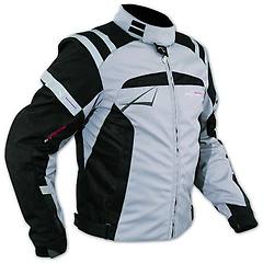 americanpro a pro giacca sport touring moto cordura ce protezioni sfoderabile scooter grigio s