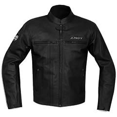 americanpro a pro giacca moto pelle protezioni omologate custom naked vintage retro nero l