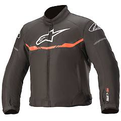 Alpinestars Giacca T-sps Waterproof Junior Nero / Rosso Fluo