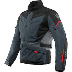 Dainese Giacca Tempest 3 D-dry Ebony / Nero / Lava-rosso