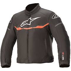 Alpinestars Giacca T-sps Waterproof Junior Nero / Rosso Fluo