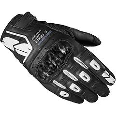 Spidi Guanti Corti Moto In Pelle Racing G-carbon Nero
