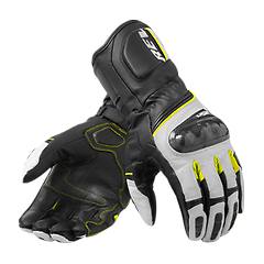 revit guanti moto in pelle racing rev it rsr 3 nero giallo fluo taglia 3xl