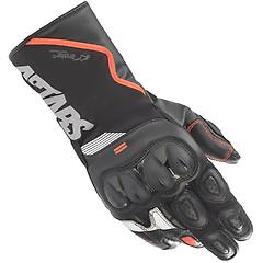Alpinestars Guanti Sp-365 Drystar Nero / Rosso Fluo / Bianco