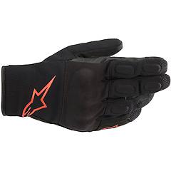 Alpinestars Guanti S Max Drystar Nero / Rosso Fluo Nero Rosso S