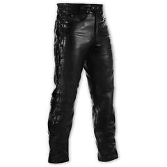 Americanpro A-pro Pantaloni Pelle Moto Custom Taglio Jeans