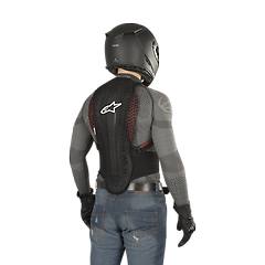 Alpinestars Protezioni Nucleon Kr-2 Nero Smoke / Rosso Xs
