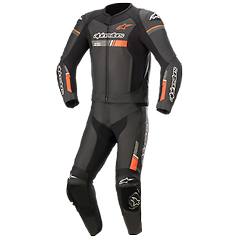 Alpinestars Tute Gp Force V2 Chaser Nero / Rosso Fluo Nero