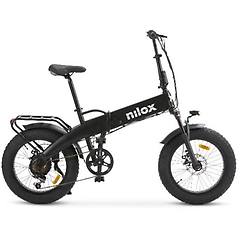 Nilox Bicicletta Elettrica Pieghevole X10 Nero Ruote