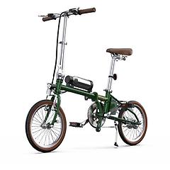 Onesport Bicicletta Elettrica Ot02 250w Pieghevole 16 Verde