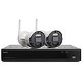 kit wireless connect s2 isw-k1n8bf2mp-2 gen1 nvr 8 canali + 2 telecamere ip 1080p 2mpx wireles