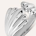 anello fantasia silver collection argento collezione silver collection misura 54 bianco