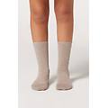 calzini con cashmere e glitter bambina unisex naturale 25-28