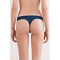 brasiliana senza cuciture in microfibra ultra light donna blu taglia 4