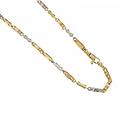 collana uomo in oro giallo e bianco 803321717444