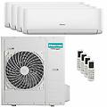 condizionatore hi-comfort 2025 quadri split 7000+7000+7000+24000 btu inverter a++ wifi unità