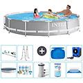 - piscina fuori terra in giro 366x76 cm grigio include accessori coordinati a1976