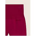 leggings seamless 7/8 con vita alta e inserti in costina raspberry radiance donna medium/large