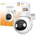 telecamera esterna motorizzata 3k (5mp) full color con wi-fi 6 sirena faretto smart tracking