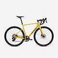 bici da corsa ncr cf allroad apex gialla telaio carbonio