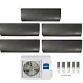 climatizzatore condizionatore penta split inverter flexis plus black r-32 7000+7000+7000+7000+9000