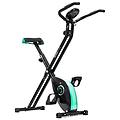 bicicletta fissa x-bike magnetica pieghevole 8 livelli lcd 100kg