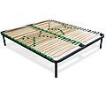 evergreenweb rete letto a doghe in legno ortopedica mango 160x200 cm