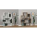 mobile libreria 7 ripiani bianca o rovere 101x22xh. 132 (bianco/antracite cons 4 giorni)