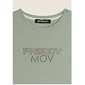 t-shirt regular con stampa metallizzata desert sage donna medium