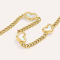 bracciale radiance acciaio dorato madreperla collezione radiance giallo