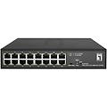 levelone ges-2216 switch hilbert 16-porte gigabit smart lite 10''