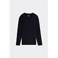 maglia a manica lunga in modal cashmere uomo blu taglia l