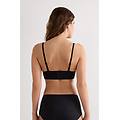 reggiseno brassiere laila in microfibra donna nero taglia xl