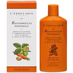 lerbolario l'erbolario linea solare doposole bagnodoccia intensificatore abbronzatura 375ml