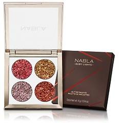 nabla ruby lights glitter palette palette viso