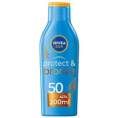 Nivea Sun Latte Solare Protect & Bronze Spf50 Crema